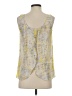 CAbi 100% Silk Yellow Sleeveless Silk Top Size XS - photo 2