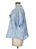 Assorted Brands Blue Short Sleeve Blouse Size M (estimated) - photo 5