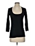 Burberry Black 3/4 Sleeve Silk Top Size S - photo 1