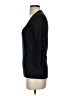 Burberry Black 3/4 Sleeve Silk Top Size S - photo 5