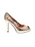 Shiekh Gold Heels Size 10 - photo 1