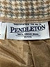 Pendleton 100% Virgin Wool Houndstooth Gold Wool Pants Size 10 (petite) - photo 6