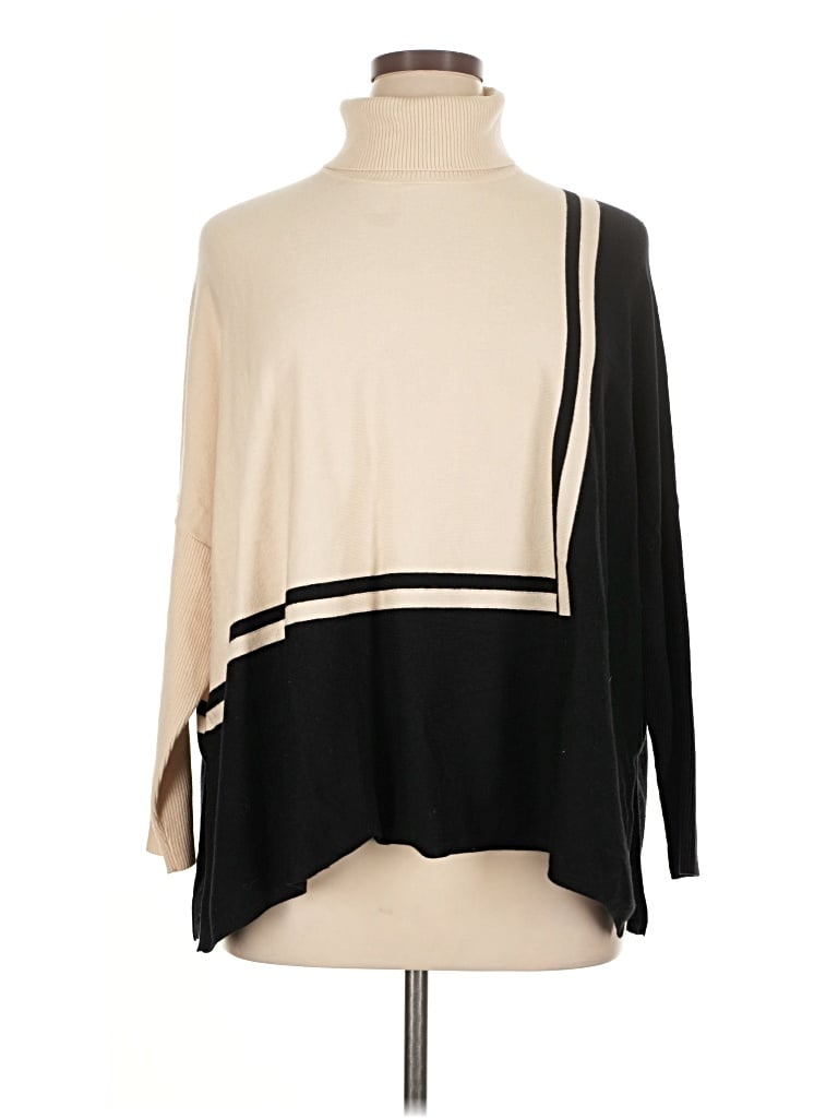 Pre-owned Wynne Layers Poncho In Tan