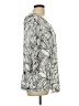 Onque Casuals Silver 3/4 Sleeve Blouse Size L - photo 4