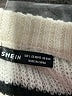 Shein 100% Polyester Stripes White Pullover Sweater Size L - photo 7