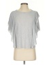 MNG Suit Silver Short Sleeve Blouse Size XS - photo 1