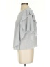 MNG Suit Silver Short Sleeve Blouse Size XS - photo 5