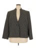 Kasper 100% Polyester Houndstooth Gray Blazer Size 20W - photo 1