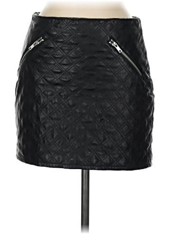 Divided by H&M Faux Leather Skirt (view 1)