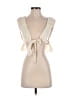 Cider 100% Cotton Ivory Sleeveless Blouse Size L - photo 1