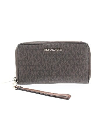 MICHAEL Michael Kors Leather Clutch (view 1)