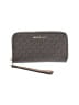 MICHAEL Michael Kors 100% Leather Gray Brown Leather Clutch One size - photo 1
