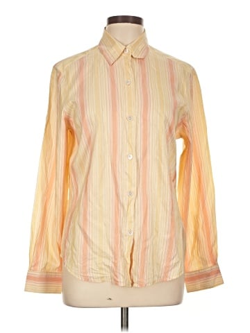 Linda Allard Ellen Tracy Long Sleeve Button-Down Shirt (view 1)