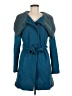 Elevenses Teal Wool Coat Size 8 - photo 1