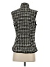 Coldwater Creek Houndstooth Black Vest Size S - photo 2
