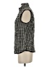 Coldwater Creek Houndstooth Black Vest Size S - photo 5