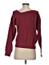 Line & Dot Burgundy Pullover Sweater Size XS - photo 2