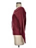 Line & Dot Burgundy Pullover Sweater Size XS - photo 5