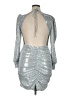 Venus Metallic Silver Cocktail Dress Size XL - photo 2