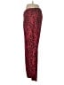 Ruti 100% Polyester Animal Print Red Casual Pants Size Lg (3) - photo 5