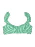 Unbranded Stripes Green Swimsuit Top Size XS (estimated) - photo 1