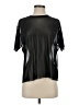Silence and Noise Black Short Sleeve Blouse Size S - photo 1