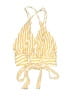 Unbranded 100% Rayon Stripes Yellow Swimsuit Top Size S (estimated) - photo 2