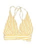Unbranded 100% Rayon Stripes Yellow Swimsuit Top Size S (estimated) - photo 1