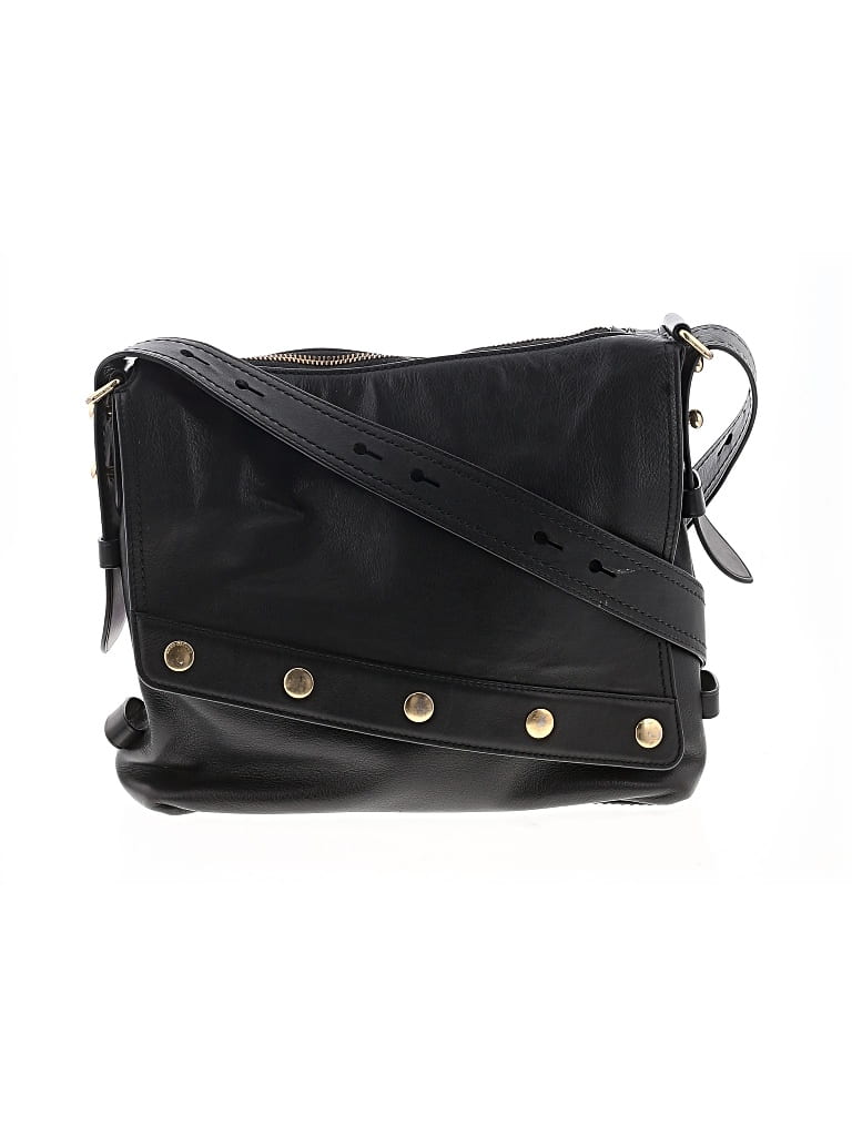 Pre-owned Marc Jacobs Leather Shoulder Bag In Black