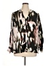 Jennifer Lopez 100% Polyester Brown 3/4 Sleeve Blouse Size 1X - photo 1