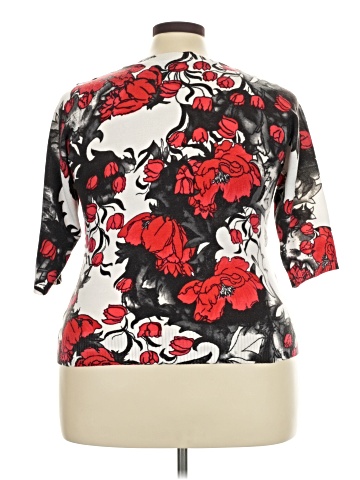Cathy Daniels 3/4 Sleeve Top (view 2)
