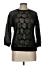 Weston 100% Polyester Metallic Polka Dots Black Pullover Sweater Size L - photo 1
