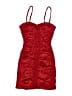 BCBGMAXAZRIA 100% Polyester Red Cocktail Dress Size 0 - photo 1