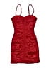 BCBGMAXAZRIA 100% Polyester Red Cocktail Dress Size 0 - photo 2