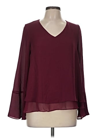 LC Lauren Conrad Long Sleeve Blouse (view 1)