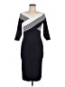 Gracia Graphic Black Cocktail Dress Size M - photo 1
