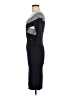 Gracia Graphic Black Cocktail Dress Size M - photo 5