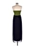 En Focus Studio Chevron-herringbone Blue Cocktail Dress Size 10 - photo 2