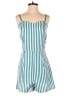 Unbranded Stripes Teal Romper Size M - photo 1