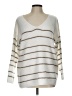 Unbranded 100% Polyester Stripes Ivory Pullover Sweater Size L - photo 1