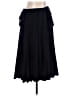 Unbranded 100% Polyester Solid Black Blue Formal Skirt Size L - photo 1