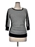 Iz Byer Gray 3/4 Sleeve Top Size XL - photo 1