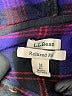 L.L.Bean 100% Cotton Plaid Purple Fleece Size M - photo 6