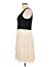 BCBGMAXAZRIA 100% Silk Ivory Cocktail Dress Size 12 - photo 5