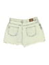 Zara Green Blue Denim Shorts Size 8 - photo 2