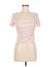 Unbranded 100% Polyester Pink Short Sleeve Top Size M - photo 1