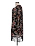 Bebop 100% Polyester Paisley Black Casual Dress Size L - photo 5