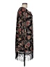 Bebop 100% Polyester Paisley Black Casual Dress Size L - photo 4