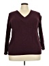 City Chic Burgundy Pullover Sweater Size 20 Plus (L) - photo 1