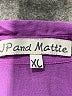 JP and Mattie 100% Cotton Purple Long Sleeve Blouse Size XL - photo 7